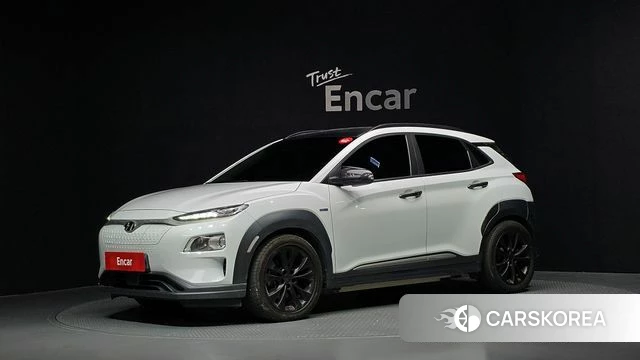Hyundai Kona Electric 2018 Белый из Кореи