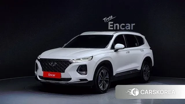 Hyundai Santa Fe TM 2018 Белый из Кореи
