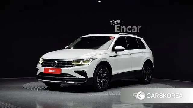 Volkswagen Tiguan second Generation 2021 Белый из Кореи