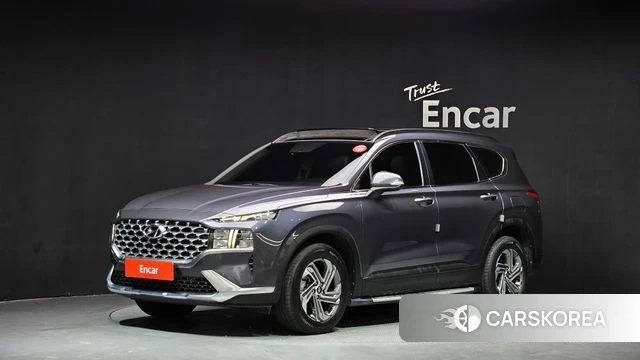 Hyundai The New Santa Fe 2021 Серый из Кореи