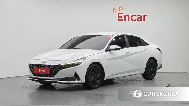 Hyundai Avante (CN7) 2023 Белый из Кореи