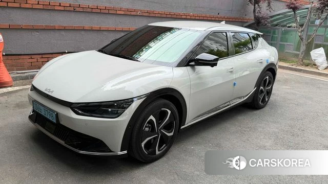 Kia EV6 2022 Жемчужный цвет из Кореи