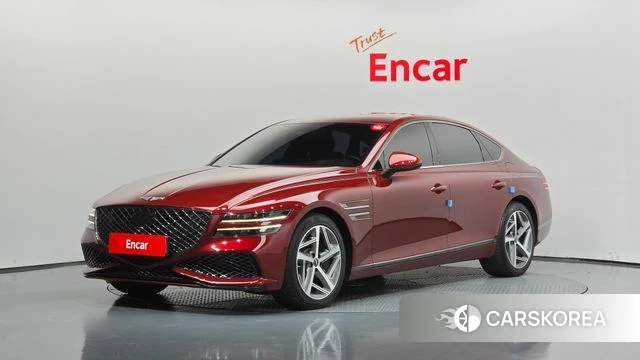 Genesis G80 (RG3) 2021 Красный из Кореи