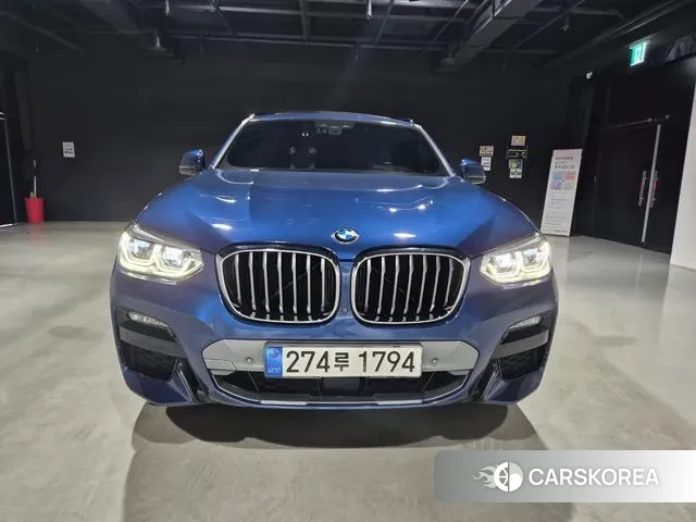 BMW X4 (G02) 2021 Синий из Кореи