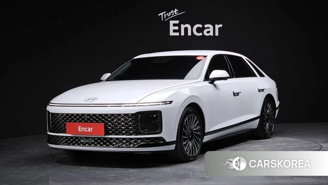 Hyundai Grandeur Hybrid (GN7) 2024 Белый из Кореи