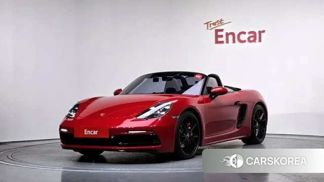 Porsche 718 Boxster 2018 Красный из Кореи