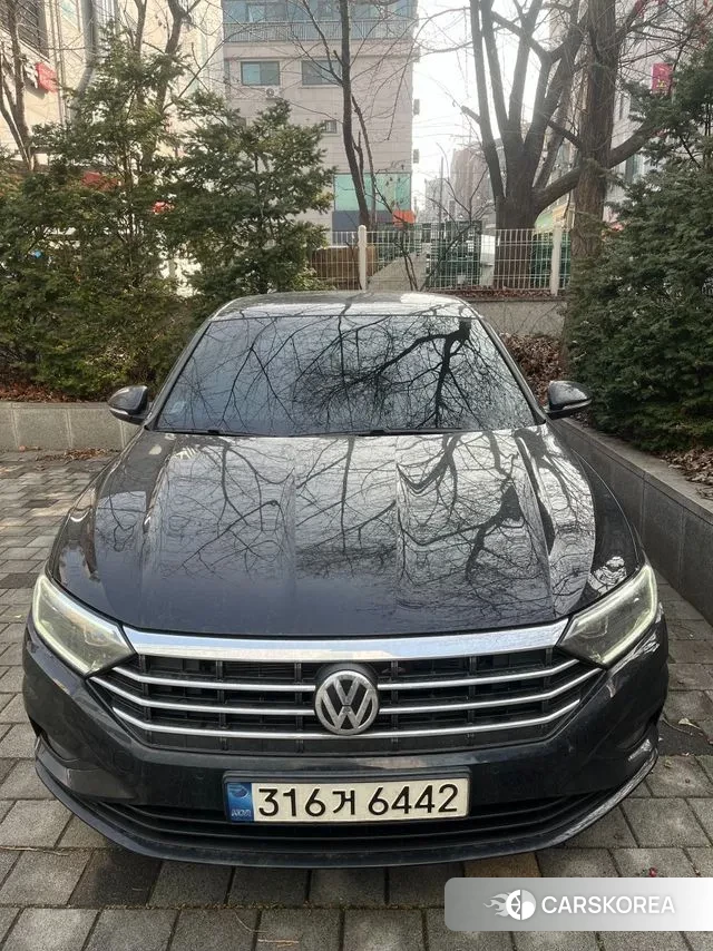 Volkswagen 7th Generation of Jetta 2021 Черный из Кореи