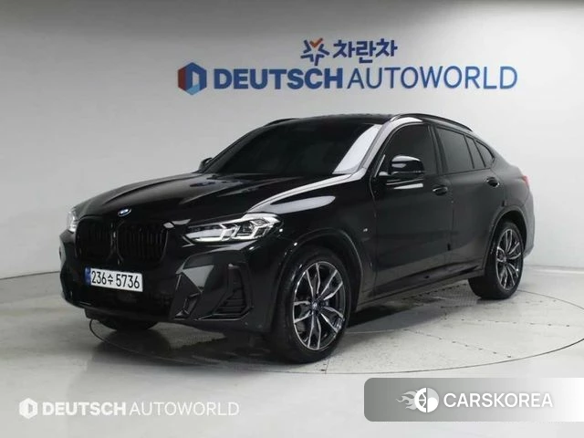 BMW X4 (G02) 2024 Черный из Кореи