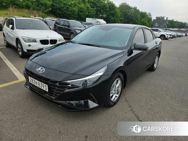 Hyundai Avante (CN7) 2021 Черный из Кореи