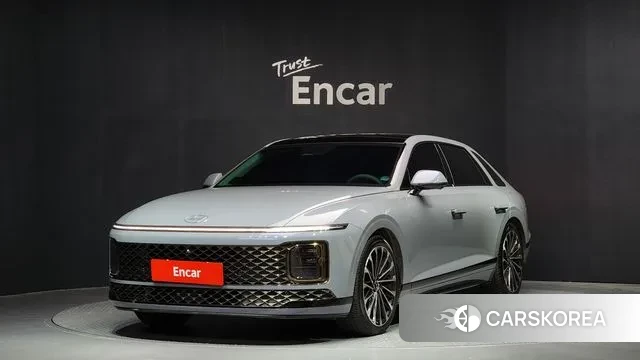 Hyundai Grandeur Hybrid (GN7) 2023 Светло-серебряный цвет из Кореи