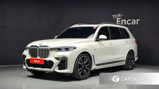 BMW X7 (G07) 2021 Белый из Кореи