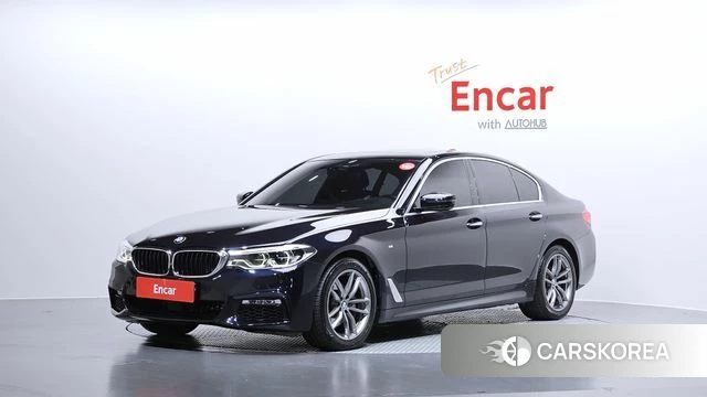 BMW 5 Series (G30) 2018 Черный из Кореи