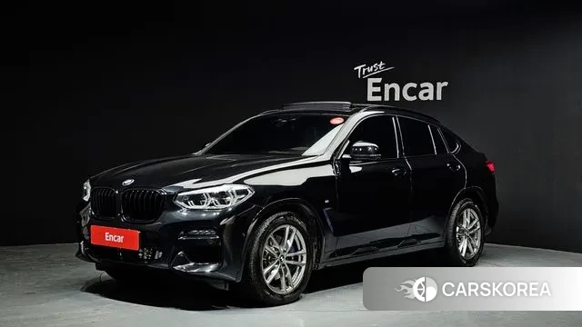 BMW X4 (G02) 2021 Черный из Кореи