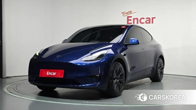 Tesla Model Y 2025 Синий из Кореи