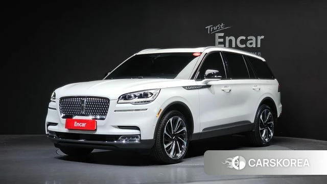 Lincoln Aviator 2nd generation 2021 Белый из Кореи
