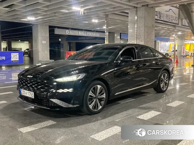 Kia K8 Hybrid 2021 Черный из Кореи