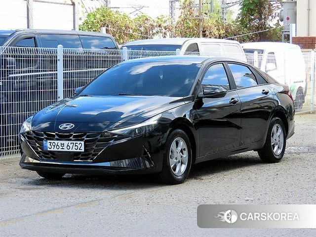 Hyundai Avante (CN7) 2021 Черный из Кореи