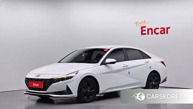 Hyundai Avante (CN7) 2022 Белый из Кореи