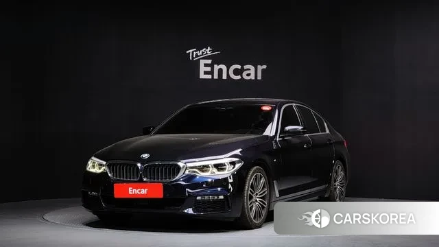 BMW 5 Series (G30) 2018 Черный из Кореи