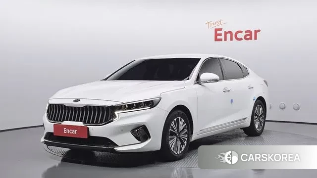 Kia K7 Premier Hybrid 2021 Белый из Кореи