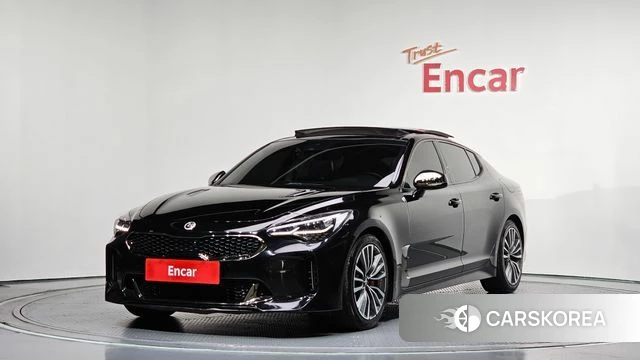 Kia Stinger 2018 Черный из Кореи