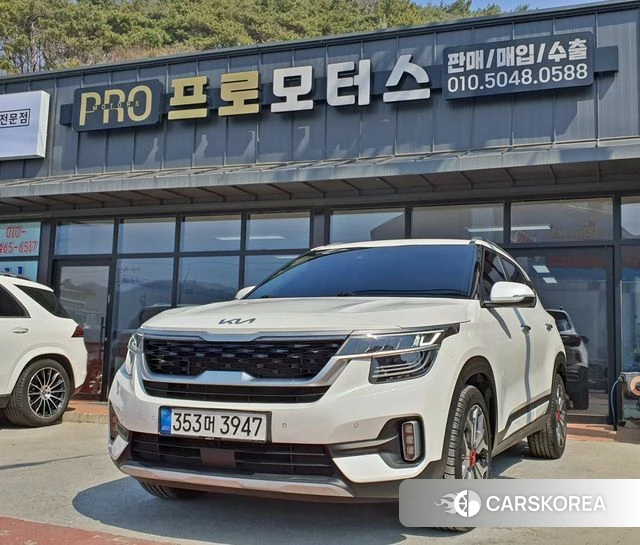 Kia Seltos 2021 Белый из Кореи