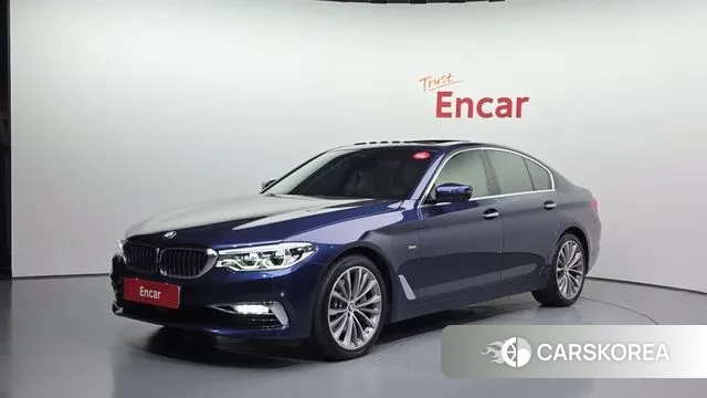 BMW 5 Series (G30) 2018 Синий из Кореи