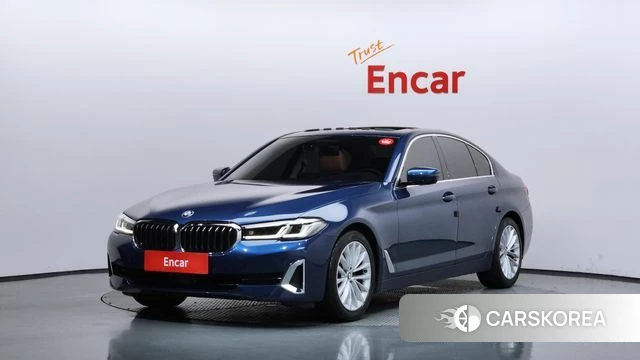 BMW 5 Series (G30) 2020 Синий из Кореи