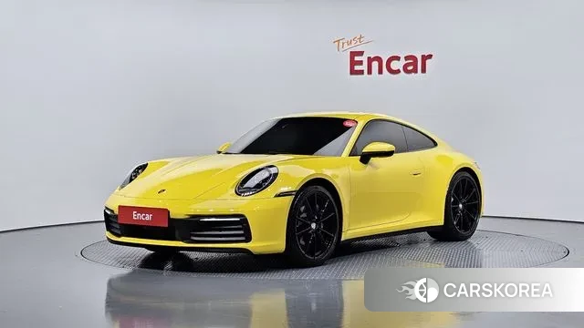 Porsche 911(992) 2020 Желтый из Кореи
