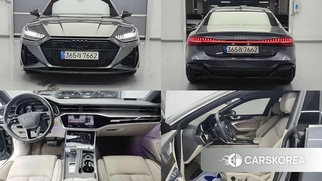 Audi A7 (4K) 2021 Серый из Кореи