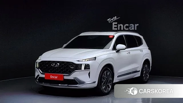 Hyundai The New Santa Fe 2021 Белый из Кореи