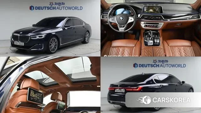 BMW 7 Series (G11) 2019 Синий из Кореи
