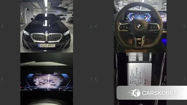 BMW 5 Series (G60) 2024 Черный из Кореи