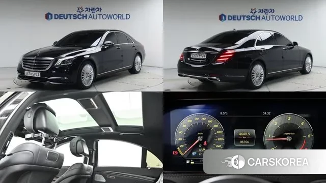Mercedes-Benz S-Class W222 2019 Черный из Кореи