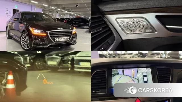 Genesis G80 2018 Черный из Кореи