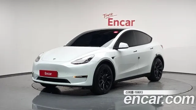 Tesla Model Y 2021 Белый из Кореи