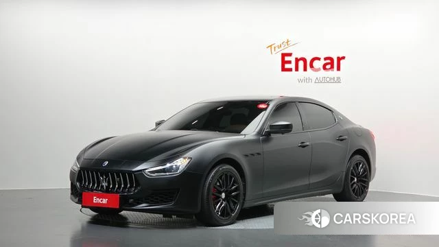 Maserati Ghibli 2019 Черный из Кореи