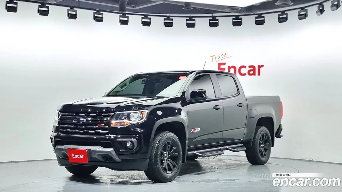 Chevrolet (GM Daewoo) Real New Colorado 2022 Черный из Кореи