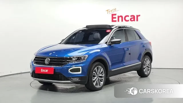 Volkswagen T-Roc 2022 Синий из Кореи