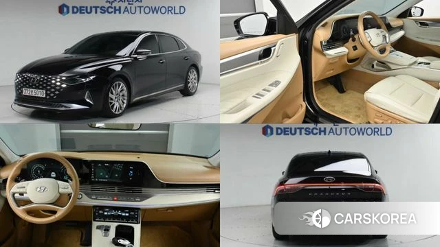 Hyundai The New Grandeur IG 2022 Черный из Кореи