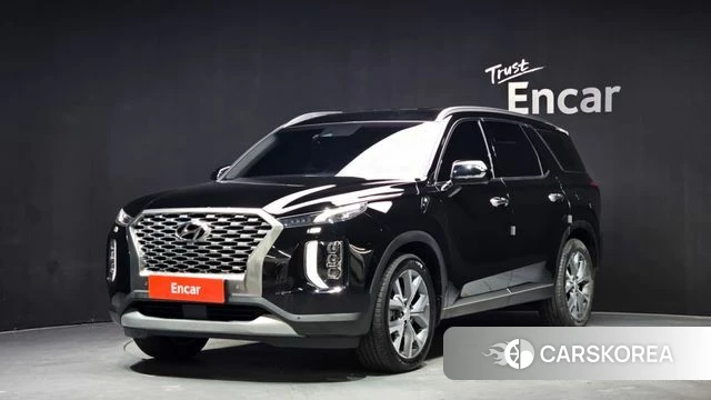 Hyundai Palisade 2022 Черный из Кореи