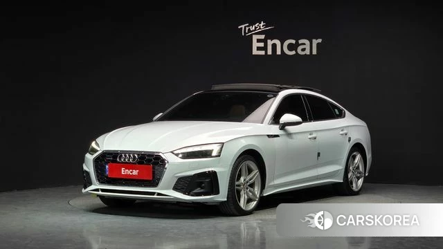 Audi A5 (F5) 2021 Белый из Кореи