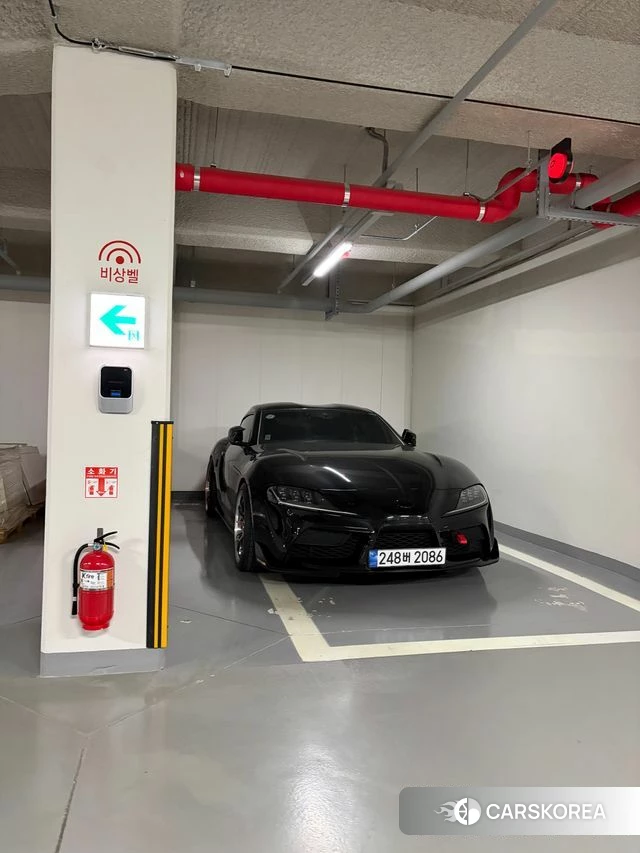 Toyota Supra 5th Generation 2022 Черный из Кореи