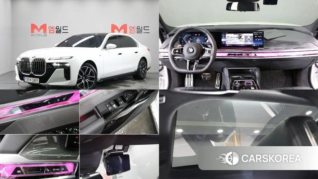 BMW 7 Series (G70) 2024 Белый из Кореи