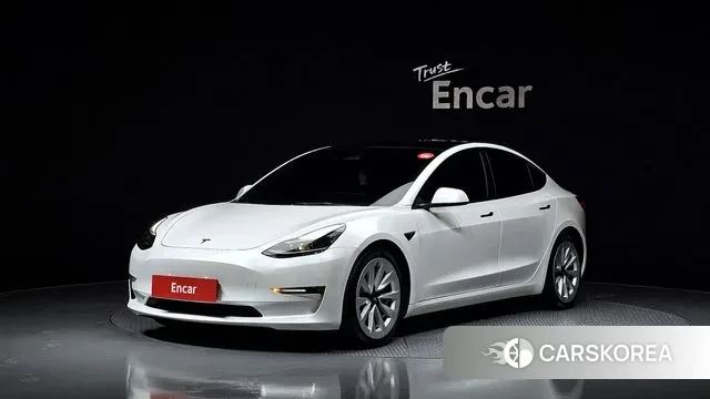 Tesla Model 3 2022 Белый из Кореи