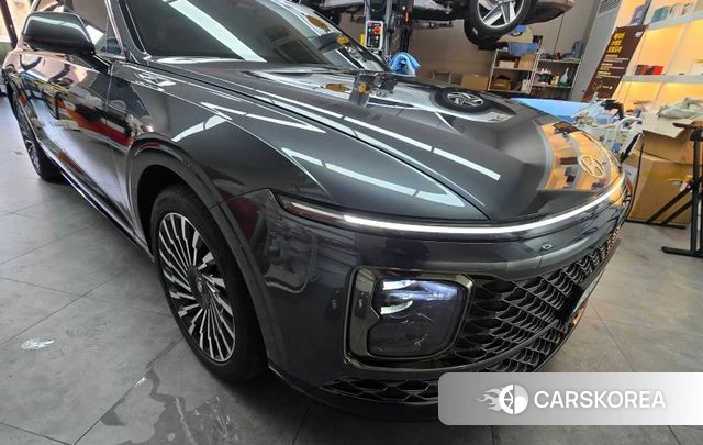 Hyundai Grandeur Hybrid (GN7) 2023 Серебристо-серый из Кореи