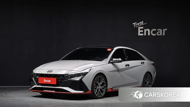 Hyundai Avante (CN7) 2021 Серебряный из Кореи