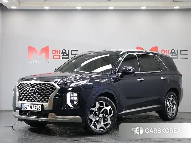 Hyundai Palisade 2021 Синий из Кореи