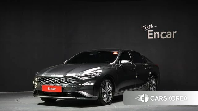 Kia K8 Hybrid 2023 Серый из Кореи