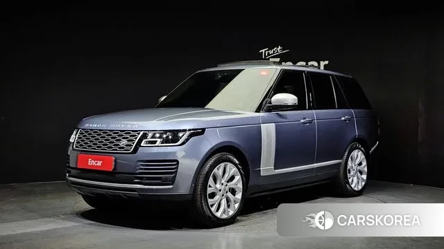 Land Rover Range Rover 4th Generation 2021 Светло-серебряный цвет из Кореи